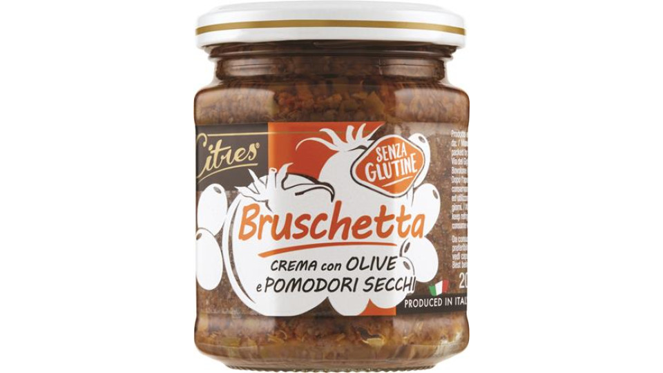 CREMA CON OLIVE E POMODORI SECCHI PER BRUSCHETTE