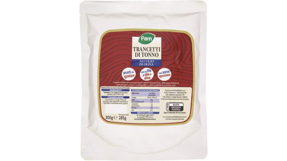 TRANCETTI DI TONNO IN OLIO DI OLIVA