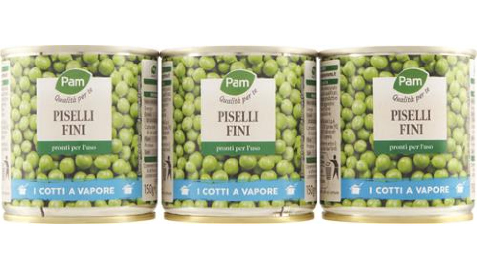 PISELLI COTTI AL VAPOR