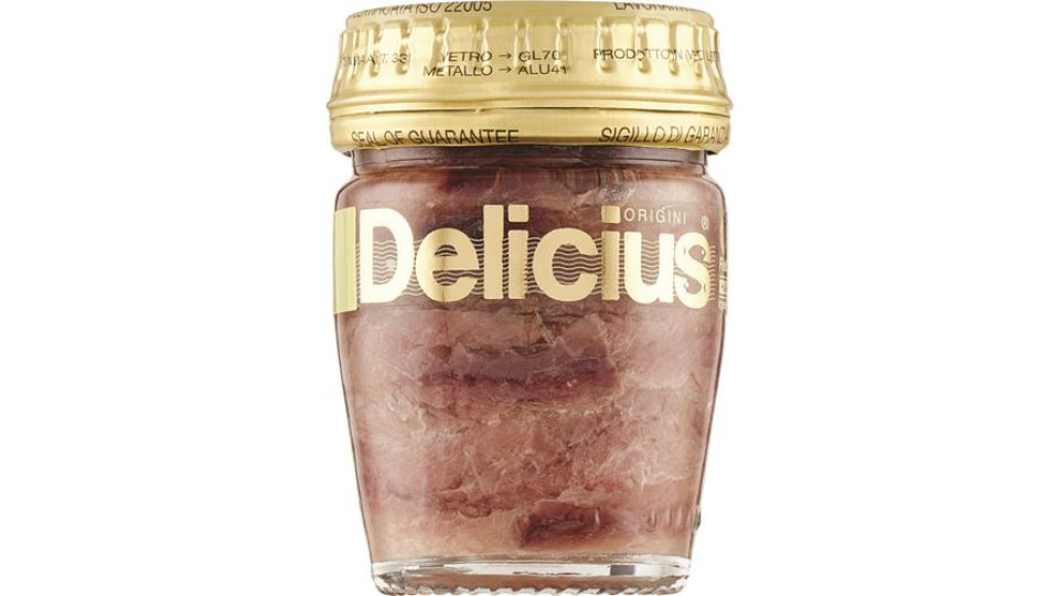FILETTI DI ALICI DEL CANTABRICO IN OLIO DI OLIVA VASO VETRO
