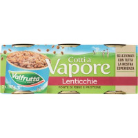 LENTICCHIE COTTE A VAPORE VALFRUTTA GR.150 X3 SGOCC 140X3