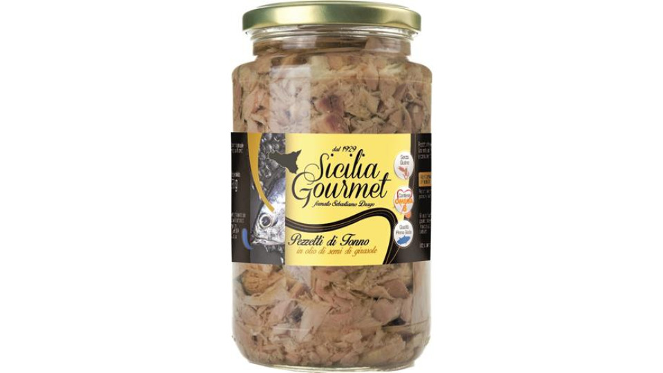 PEZZETTI DI TONNO OLIO DI SEMI DI GIRASOLE