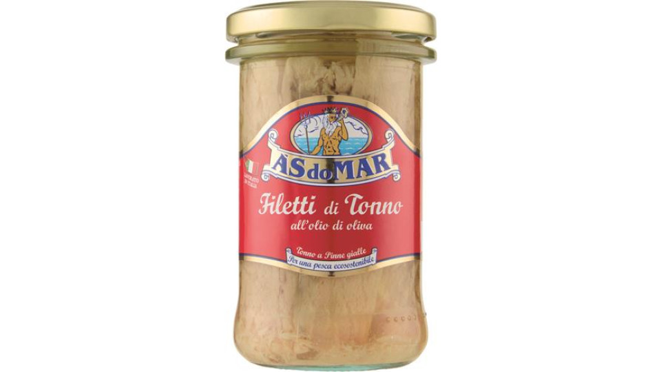 TONNO FILETTI ALL'OLIO D'OLIVA