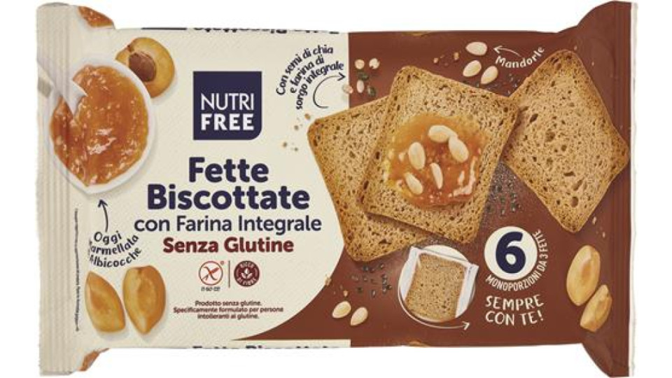 FETTE BISCOTTATE INTEGRALI - SENZA GLUTINE