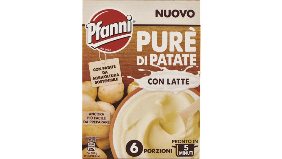 PURÈ DI PATATE CON LATTE 2X95 GR