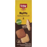 BISCOTTI A CIALDA SENZA GLUTINE CON RIPIENO CREMOSO CIOCC.AL LATTE