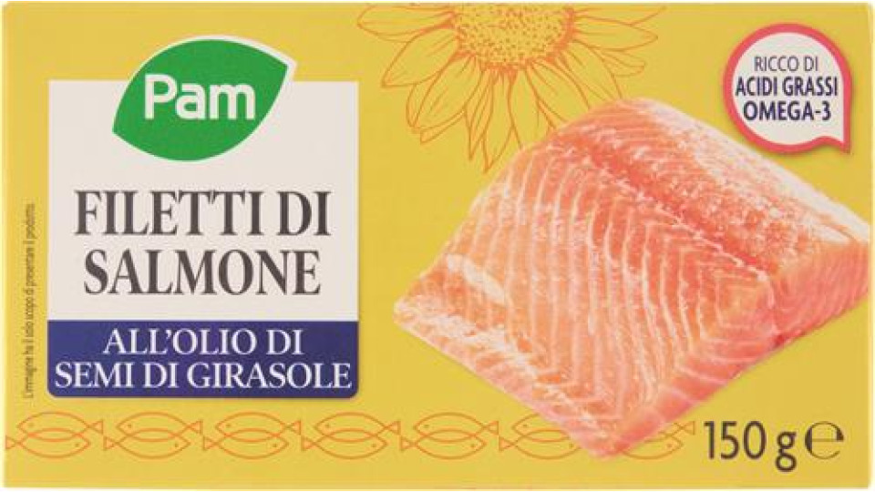 FILETTI DI SALMONE ALL'OLIO DI SEMI DI GIRASOLE