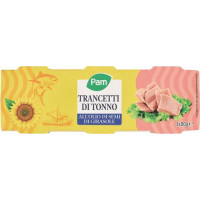 TRANCETTI DI TONNO IN OLIO DI GIRASOLE G80X3