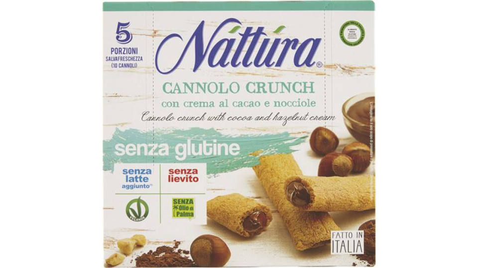 CANNOLO DI RISO E MAIS CON CIOCCOLATO - SENZA GLUTINE