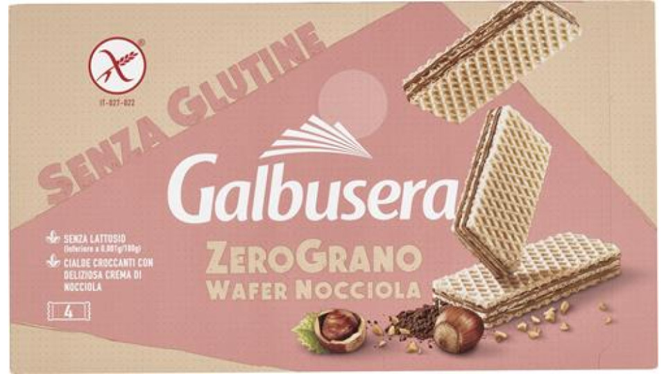 ZEROGRANO WAFER NOCCIOLA - SENZA GLUTINE