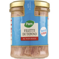 FILETTI DI TONNO AL NATURALE VASO VETRO