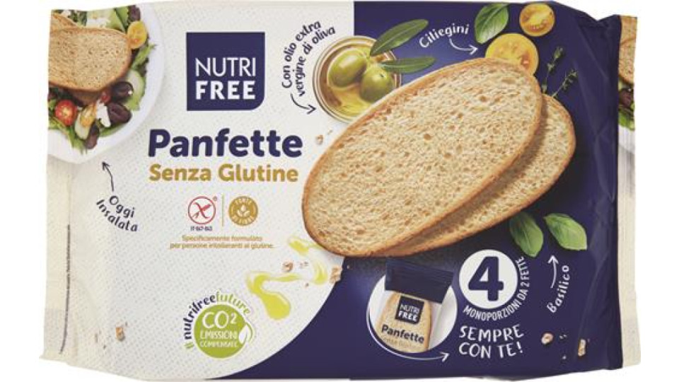 PANFETTE PANCASERECCIO 4 X 75 G - SENZA GLUTINE
