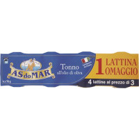 TONNO IN OLIO OLIVA GR70X3+1 OMAGGIO