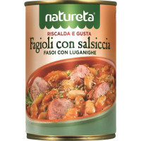 NATURET.FAGIOLI CON SALSICCIA