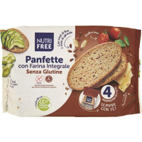 PANFETTE INTEGRALE PAN CASERECCIO 4 X 85 G - SENZA GLUTINE