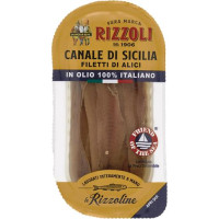 FILETTI DI ALICI IN OLIO D'OLIVA 100% ITALIANO CANALE DI SICILIA