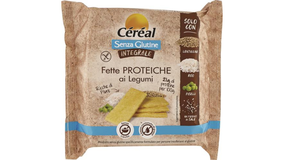 FETTE PROTEICHE AI LEGUMI, CRACKER DI LENTICCHIE E PISELLI - SENZA GLUTINE