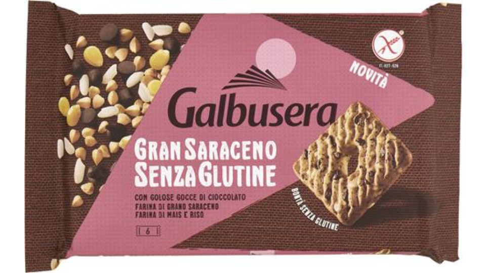 FROLLINO GRANOSARACENO SENZA GLUTINE CON GOCCE DI CIOCCOLATO
