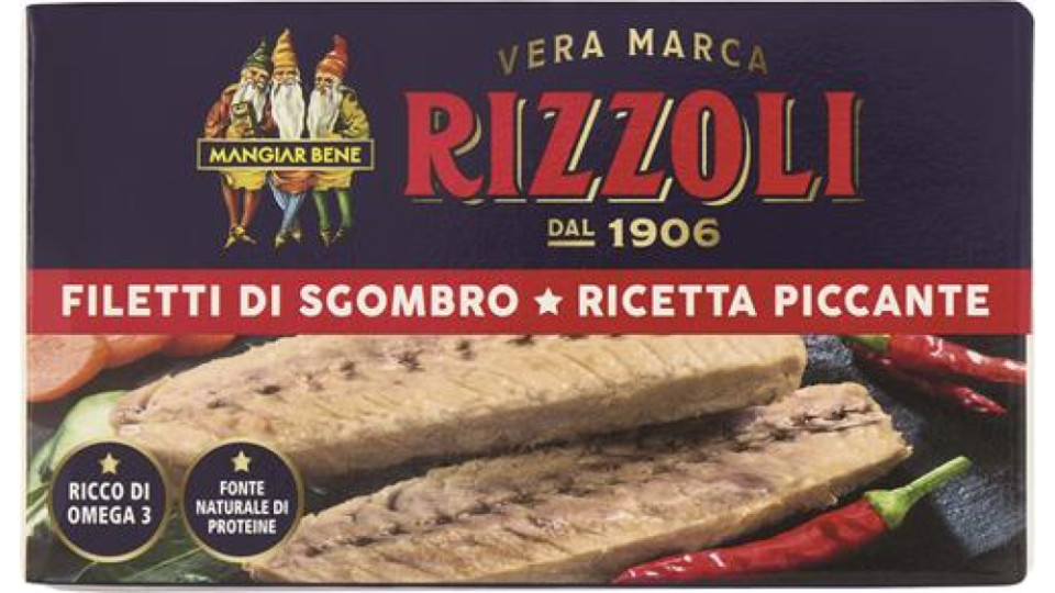 FILITTI SGOMBRO IN OLIO DI OLIVA PICCANTI