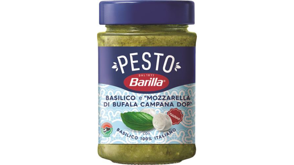 PESTO BASILICO E MOZZARELLA DI BUFALA CAMPANA