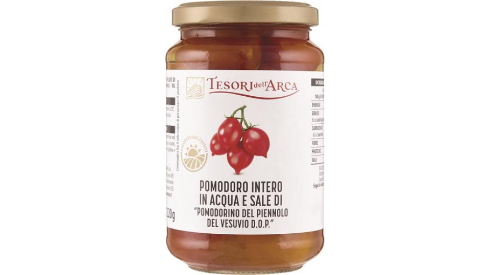 POMODORINO DEL PIENNOLO DEL VESUVIO D.O.P. IN ACQUA E SALE