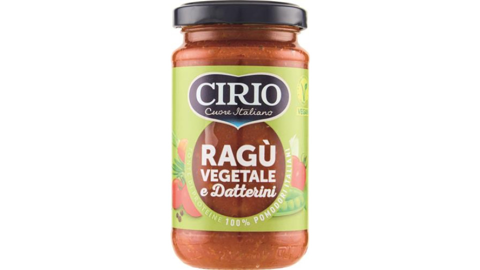 SUGO RAGU' VEGETALE E DATTERINI