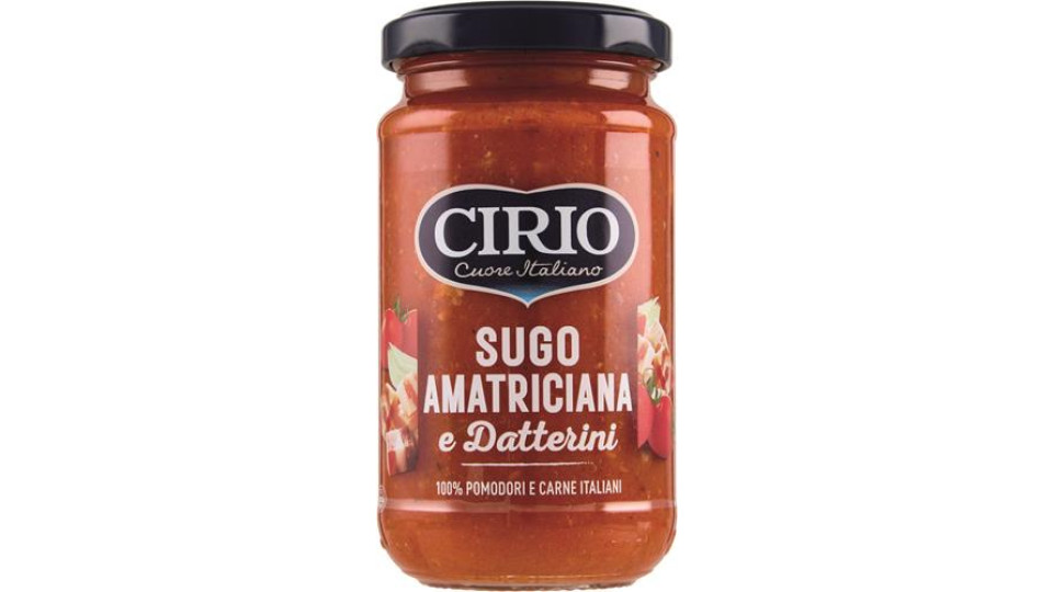 SUGO AMATRICIANA E DATTERINI
