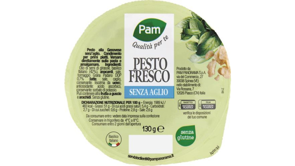 PESTO FRESCO SENZA AGLIO