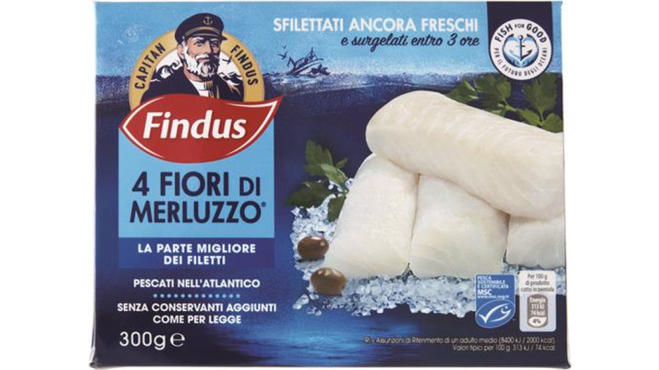 FIORI MERLUZZO FINDUS