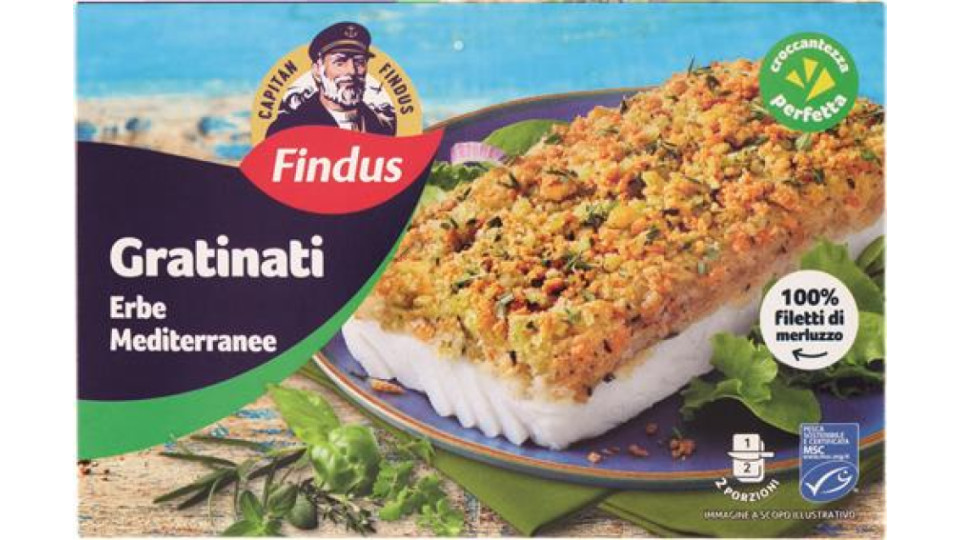 FILETTI MERLUZZO GRATINATI ERBETTE