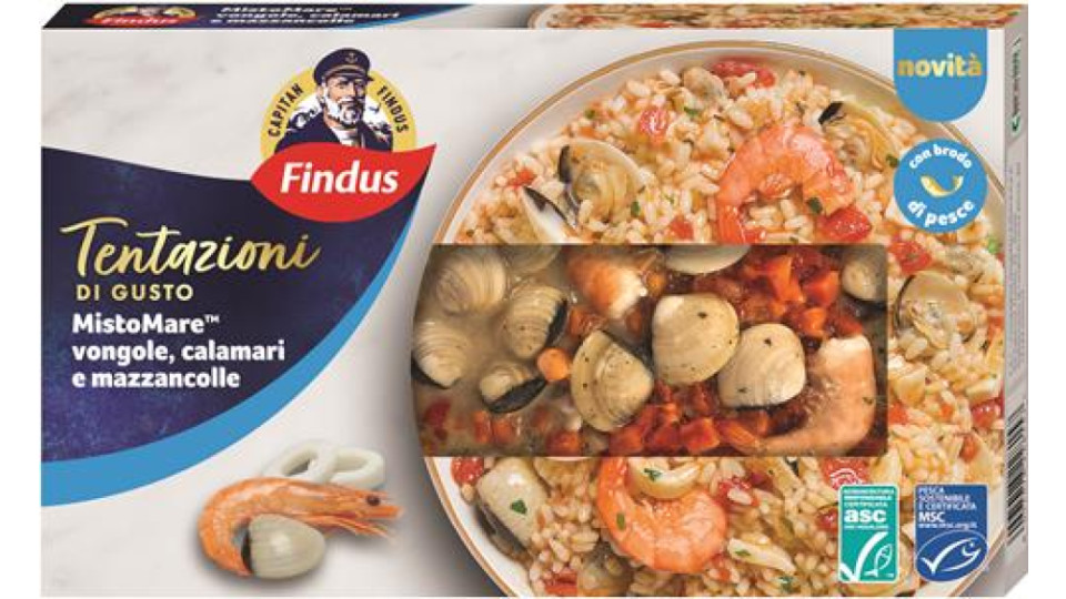 MISTOMARE VONGOLE, CALAMARI E MAZZANCOLLE