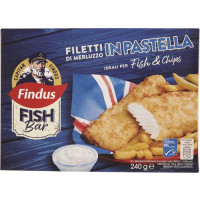FILETTI DI MERLUZZO D'ALASKA IN PASTELLA FISH BAR
