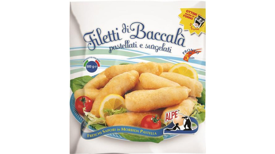 FILETTI DI BACCALA' PASTELLATI