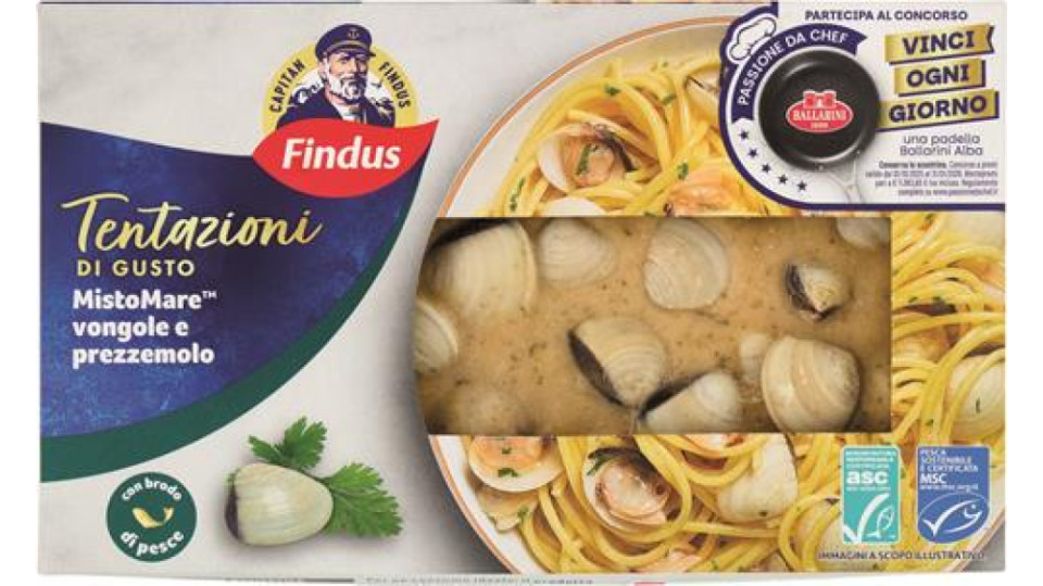MISTOMARE VONGOLE E PREZZEMOLO