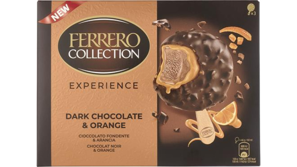 GELATO FERRERO COLLECTION ARANCIA E CIOCCOLATO FONDENTE