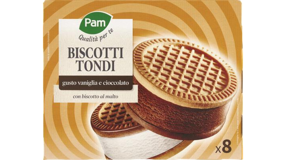 BISCOTTI TONDI ASSORTITI X8