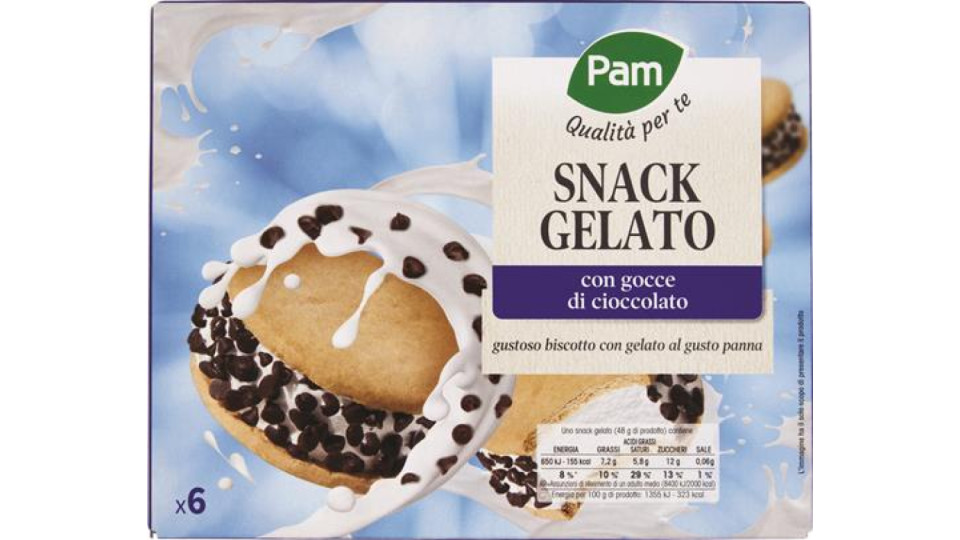 BISCCOTTO PANNA E GOCCE CIOC X6