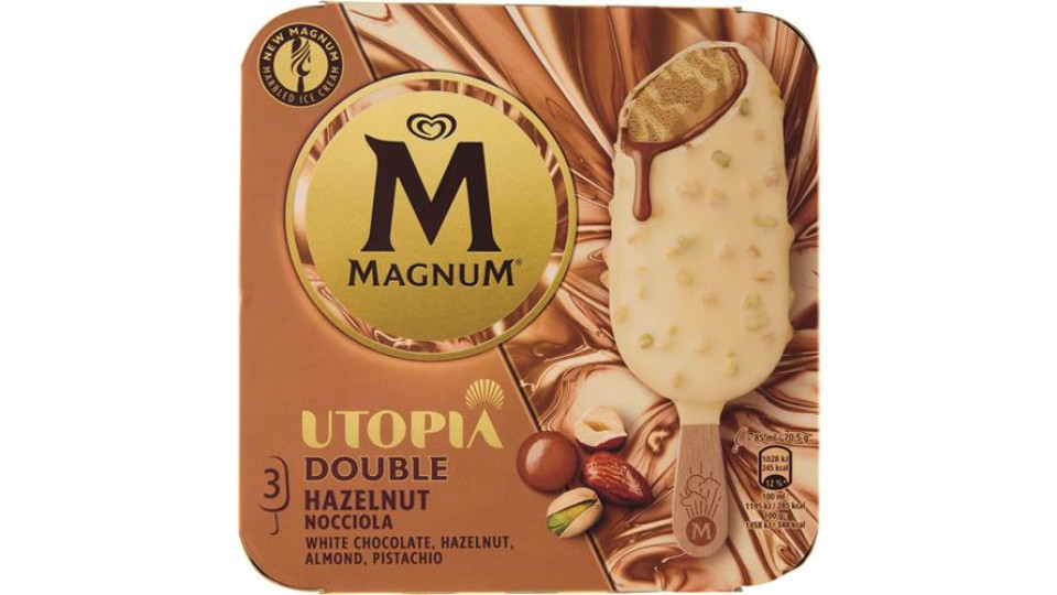 MAGNUM DOUBLE HAZELNUT X3