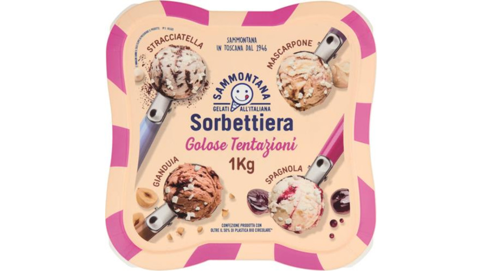 SORBETTERIA SPAGNOLA -STRACCIATELLA- NOCCIOLA- MASCARPONE