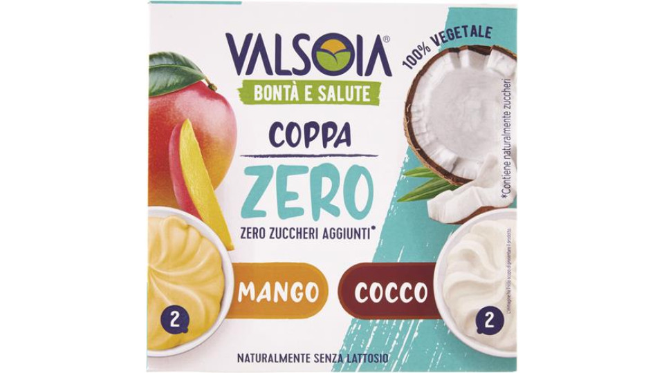 4 COPPE MANGO COCCO ZERO