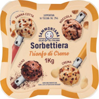 SORBETTERIA PANNA CIOCCOLATO .NOCCIOLA .CREMA