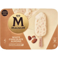 MAGNUM WHITE CHOCOLATE MANDOLEA X4