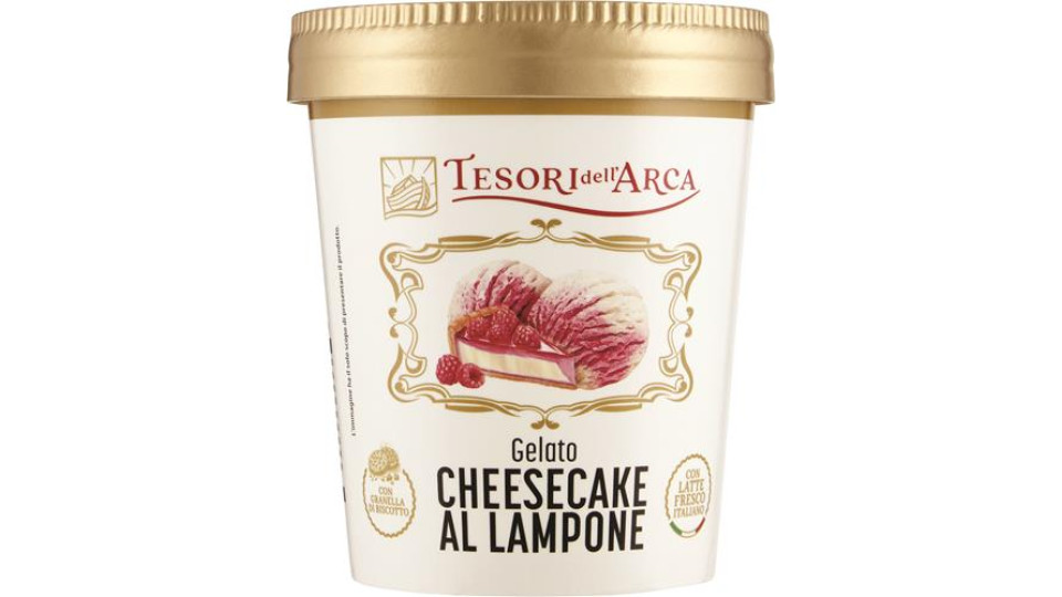 TESORI DELL' ARCA GELATO CHEESE CAKE LAMPONE
