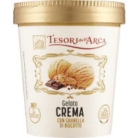 TESORI DELL' ARCA GELATO CREMA CON GRANELLA DI BISCOTTO