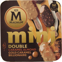 MAGNUM MINI DOUBLE CARAMEL ALMOND & GOLD CARAMEL BILLIONAIRE X6
