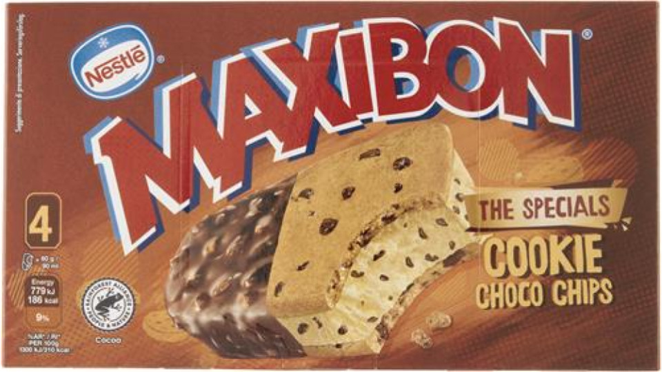 4 MAXIBON COOKIE CHOCO CHIP