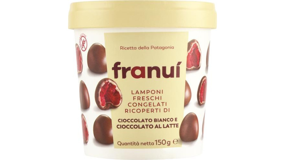 FRANUI LAMPONE CIOCCOLATO BIANCO E AL LATTE
