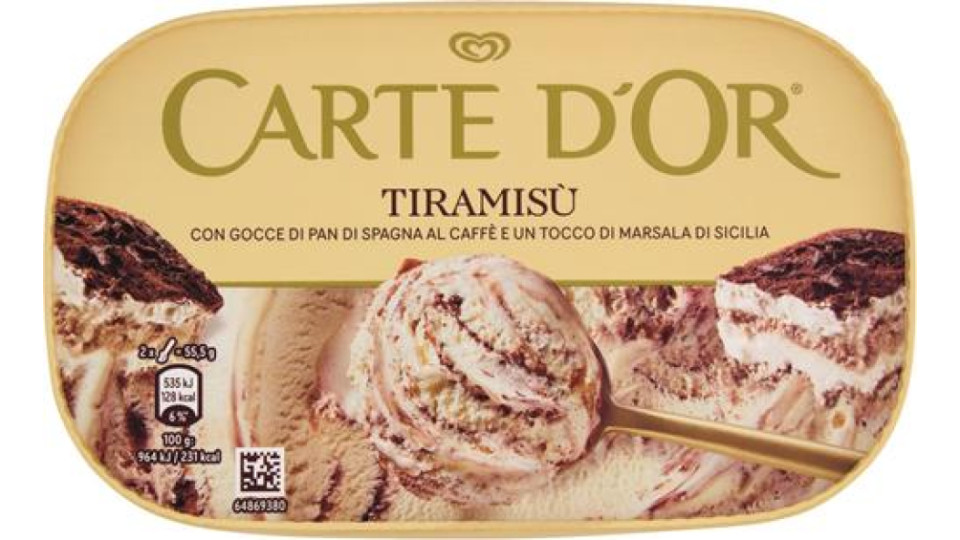 CARTE DOR TIRAMISU
