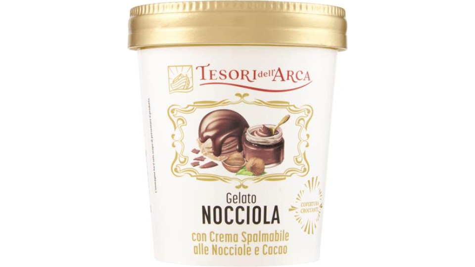 TESORI DELL'ARCA GELATO ALLA NOCCIOLA SPALMABILE