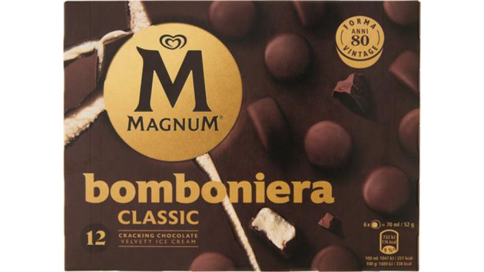 GELATO MAGNUM BOMBONIERA 12 GELATI